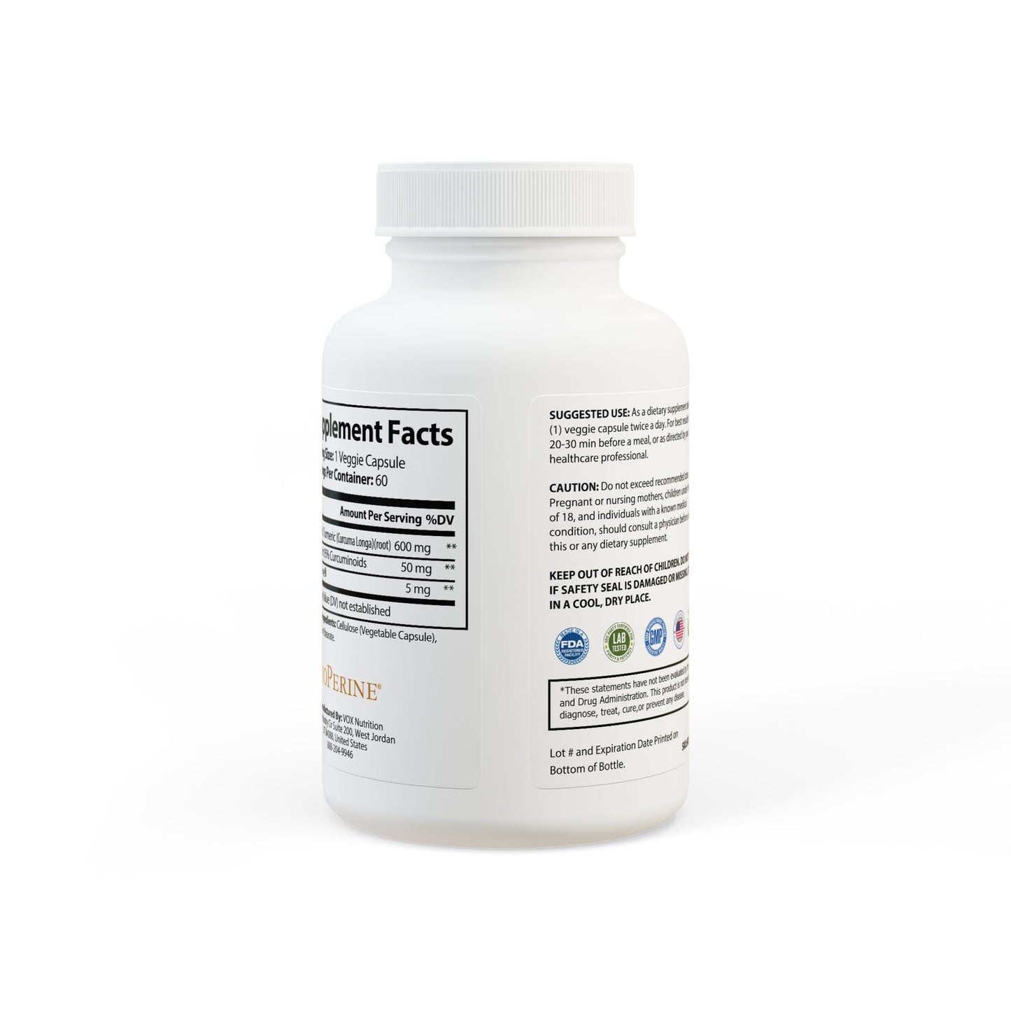 Premium Turmeric with Black Pepper