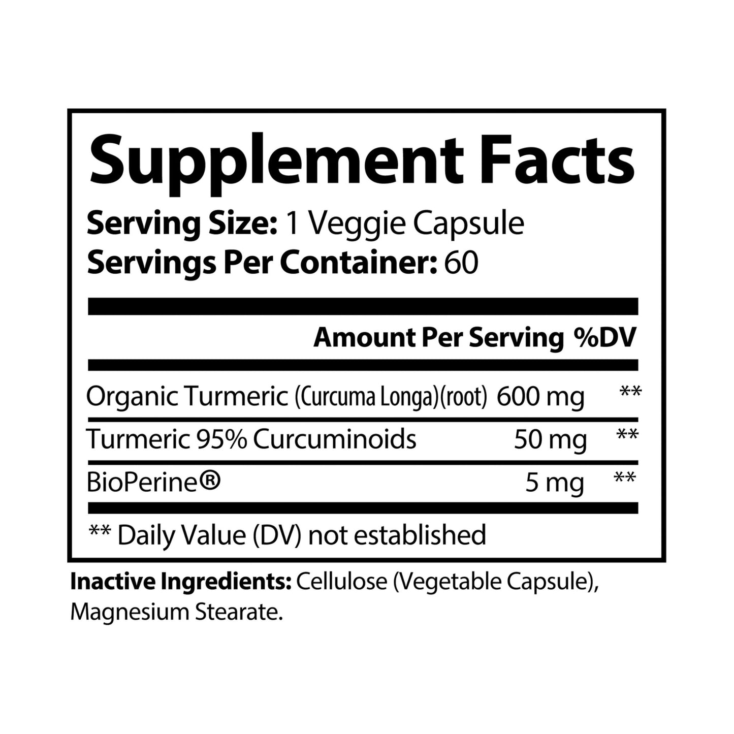 Premium Turmeric with Black Pepper