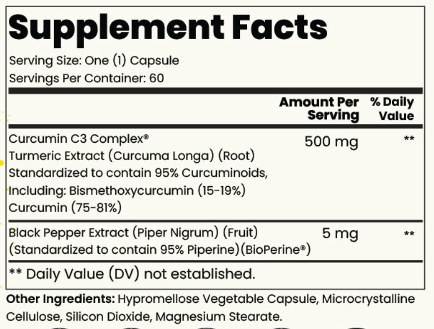 Turmeric Curcumin C3